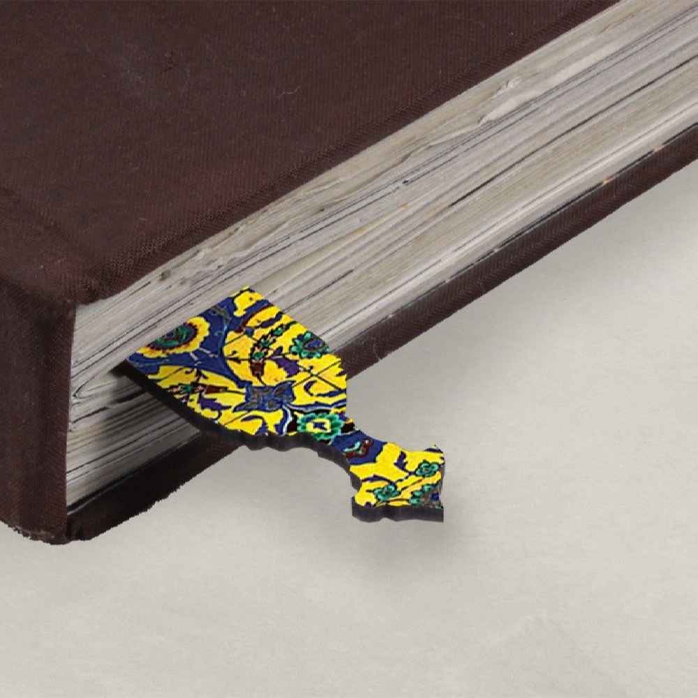 Artistic Persian Inspired Wooden Bookmark Sonati