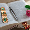 Artistic Persian Inspired Wooden Bookmark Traditional - Set of 2