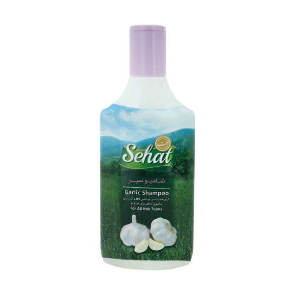 Sehat Garlic Hair Shampoo - Strengthens & Nourishes All Hair Types (Pack of 4)