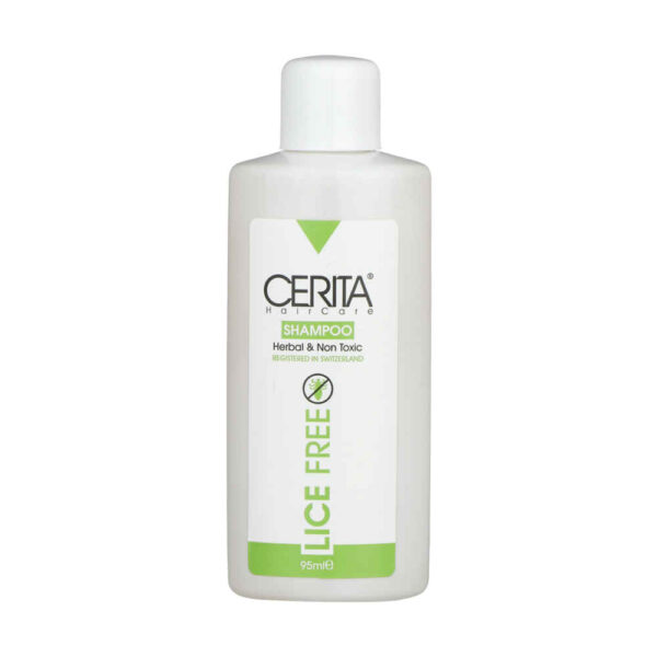 Cerita Lice Free Shampoo - Herbal & Non-Toxic, Effective Lice Treatment (Pack of 2)