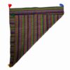 Authentic Persian Jajim Flat-Woven Striped Rug Dario