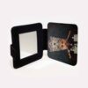 Pocket Mirror with Persian Inspired Mozaffar al-Din Shah Design