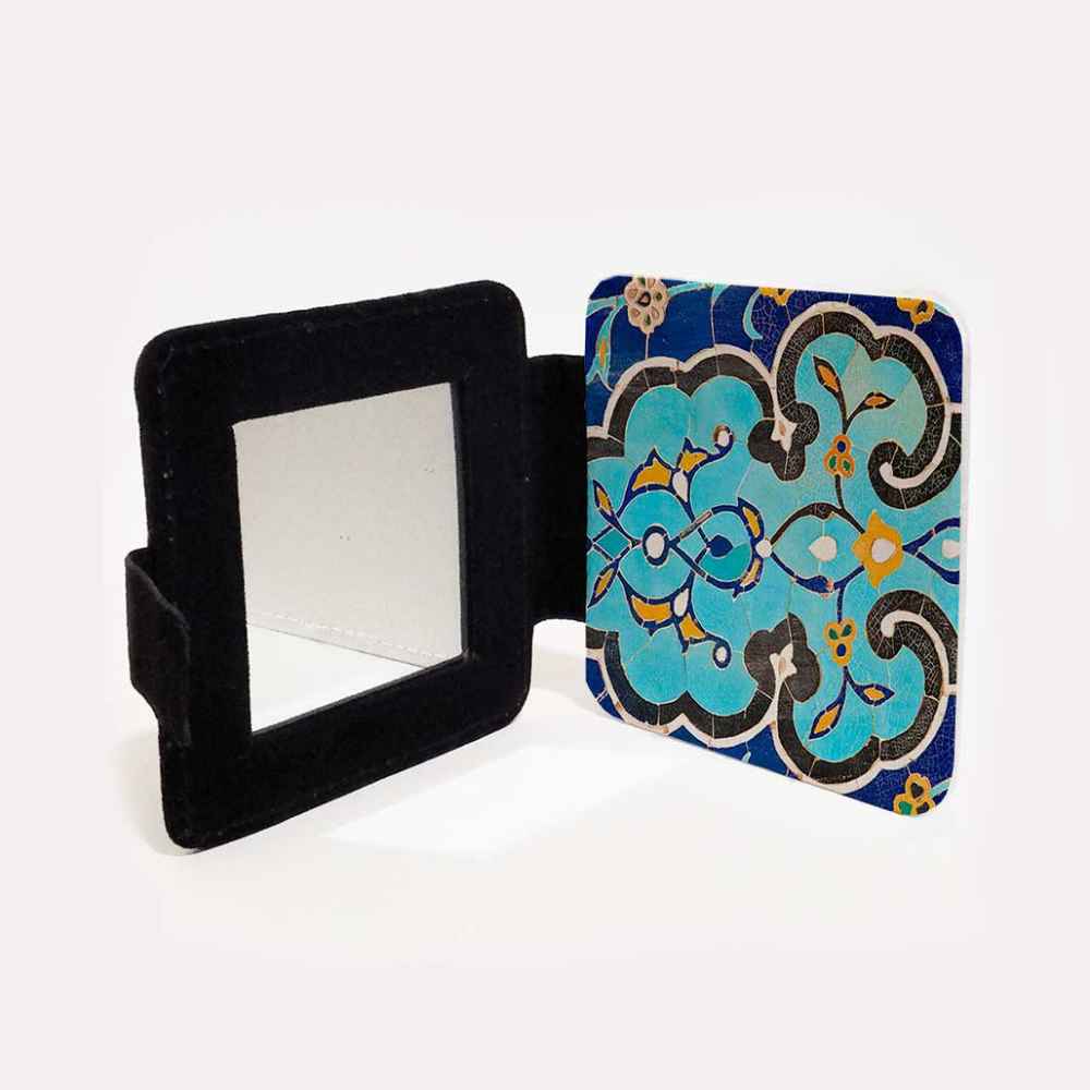 Pocket Mirror with Persian Inspired Laleh Design