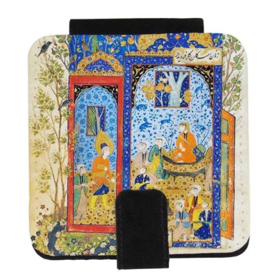 Pocket Mirror with Persian Inspired Miniature Art