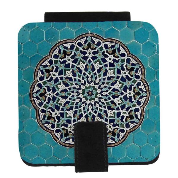 Pocket Mirror with Persian Inspired Nahal Motif
