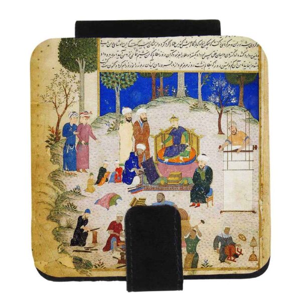 Pocket Mirror with Persian Inspired Negar Pattern