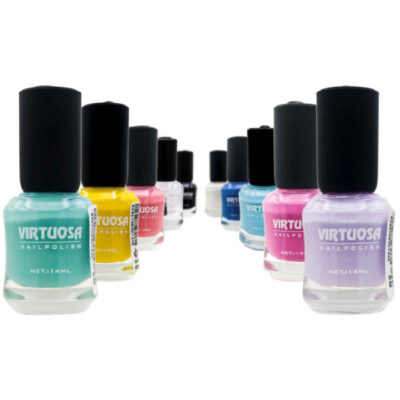 Halal Nail Polish Glossy Finish and Breathable Party Colors (10x)