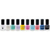Halal Nail Polish Glossy Finish and Breathable Party Colors (10x)