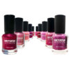 Halal Nail Polish Glossy & Glitter Finish and Breathable Pinky Colors (10x)