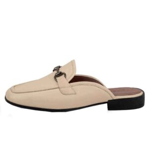 Women’s Natural Leather Mules Shoes Model Croco