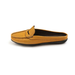 Women’s Natural Leather Mules Shoes Model Raha