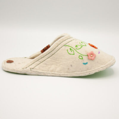Persian Felt Slippers – Floral Design
