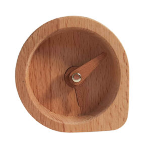 Wooden Desk Clock Model Radin