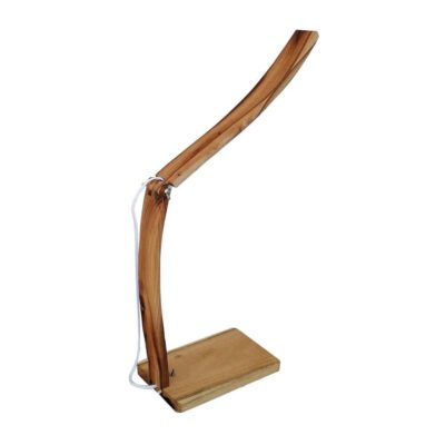 Wooden Adjustable Desk Lamp Handcrafted ARC20