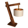 Wooden Adjustable Desk Lamp Handcrafted N20