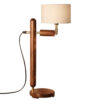 Wooden Adjustable Desk Lamp Handcrafted N21