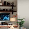 Wooden Adjustable Desk Lamp Handcrafted N21