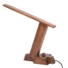 Wooden Adjustable Desk Lamp Handcrafted P0410