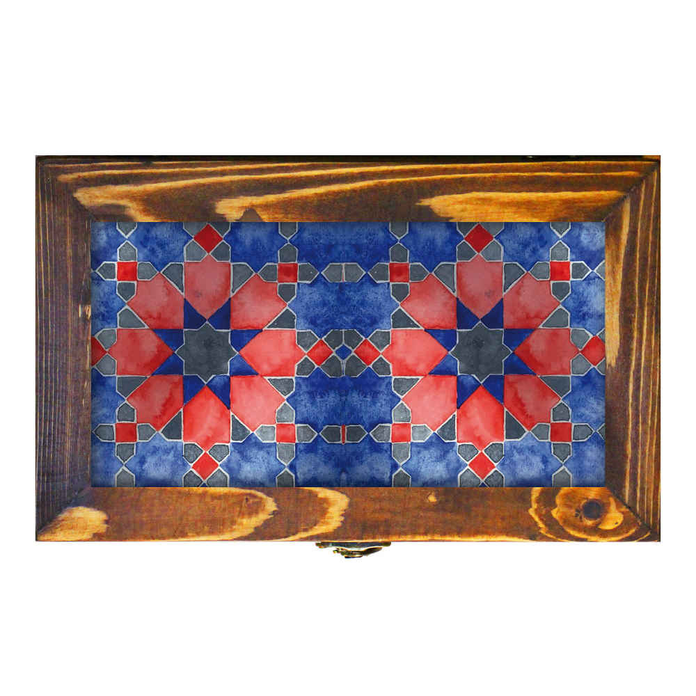 Wooden Flatware Storage Chest Model Mina