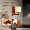 Wooden Wall Sconce Light Modern and Minimalist Style Cozy Aesthetic Masina