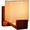 Wooden Wall Sconce Light Modern and Minimalist Style Cozy Aesthetic