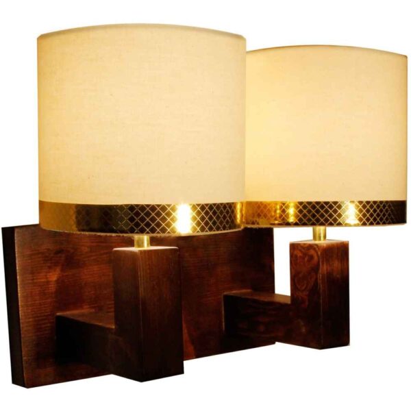 Wooden Wall Sconce Light Modern and Minimalist Style Cozy Aesthetic T2