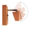 Wooden Wall Sconce Light Modern and Minimalist Style Cozy Aesthetic U5