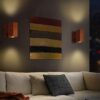 Wooden Wall Sconce Light Modern and Minimalist Style Cozy Aesthetic U7