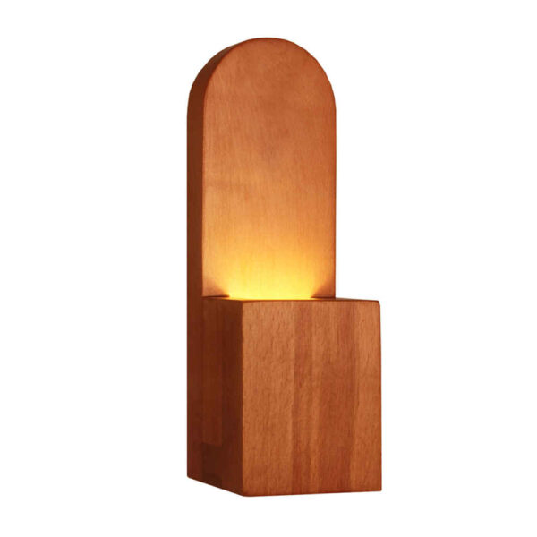 Wooden Wall Sconce Light Modern and Minimalist Style Cozy Aesthetic U9