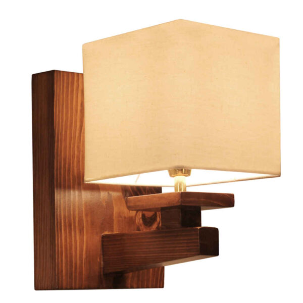 Wooden Wall Sconce Light Modern and Minimalist Style Cozy Aesthetic VS2