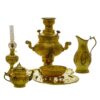 Persian Brass Samovar Decorative Charcoal Tea Maker 2-Liter