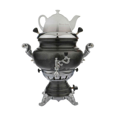 Gas Samovar Tea Maker with Teapot Modern Design Sogand 6-Liter