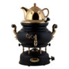 Gas Samovar Tea Maker with Teapot Modern Design 6-Liter