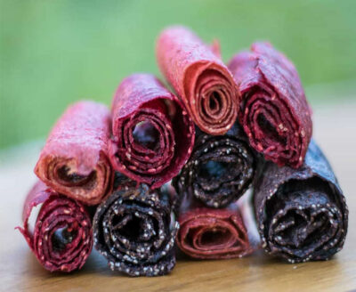 Traditional Homemade Black Mulberry Persian Sour Fruit Leather Roll – Lavashak, 800g