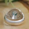 Persian Blue Topaz Silver Ring for Men Milad