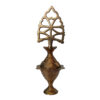 Brass Surma Dani Container for Keeping Kohl Delbar
