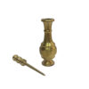 Brass Surma Dani Container for Keeping Kohl Safa (x2)