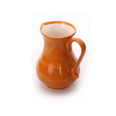 Handcrafted Persian Pottery Pitcher with Traditional Design