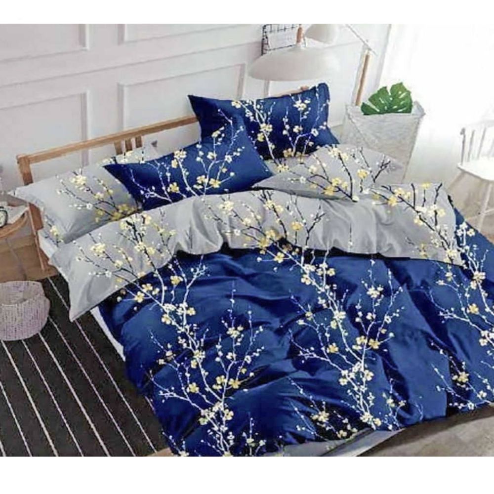 Cotton & Polyester Double Duvet Cover – Super Soft, Blossom Model