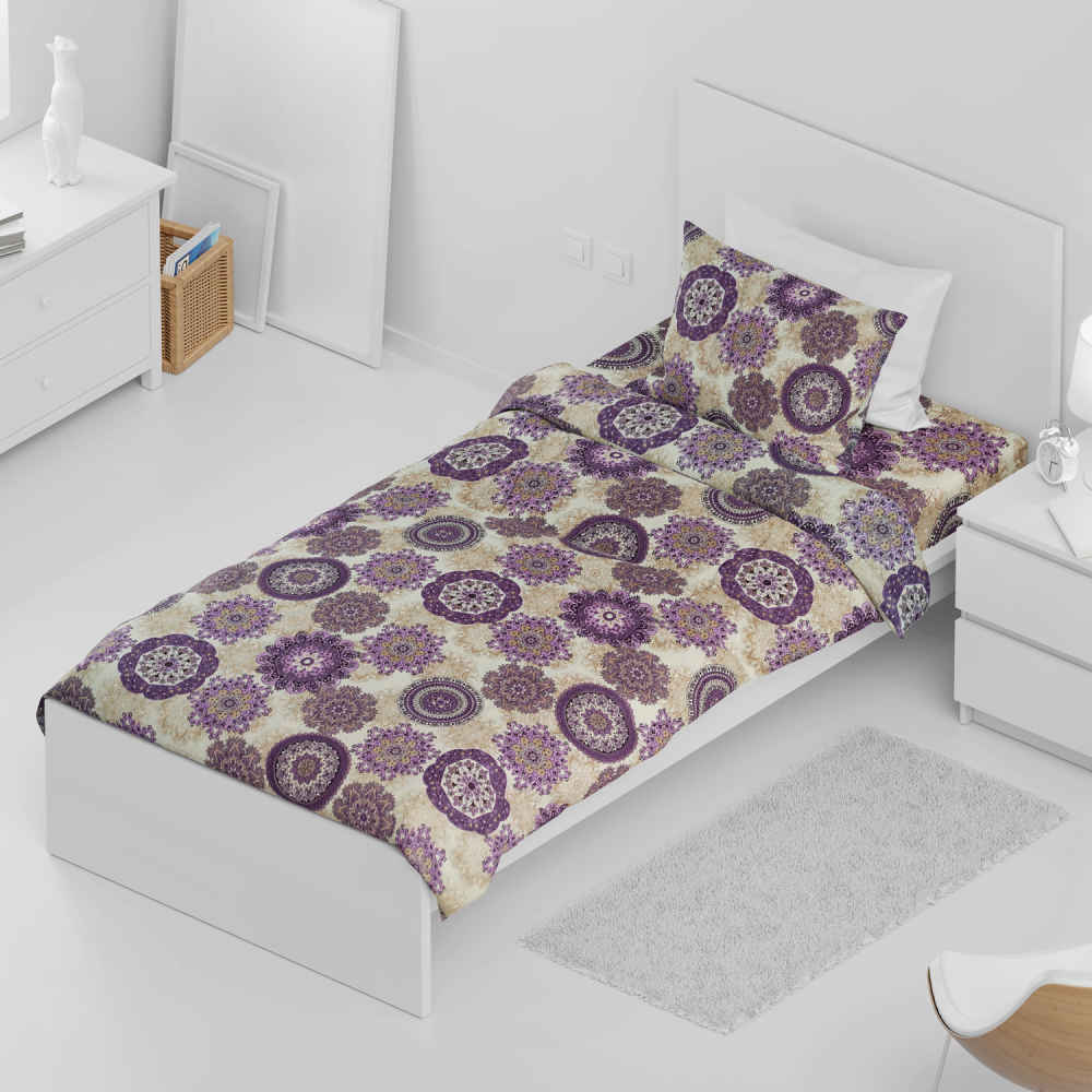Cotton & Polyester Double Duvet Cover – Super Soft, Khorshid Model