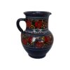 Hand-Painted Persian Elegance Pottery Pitcher Art