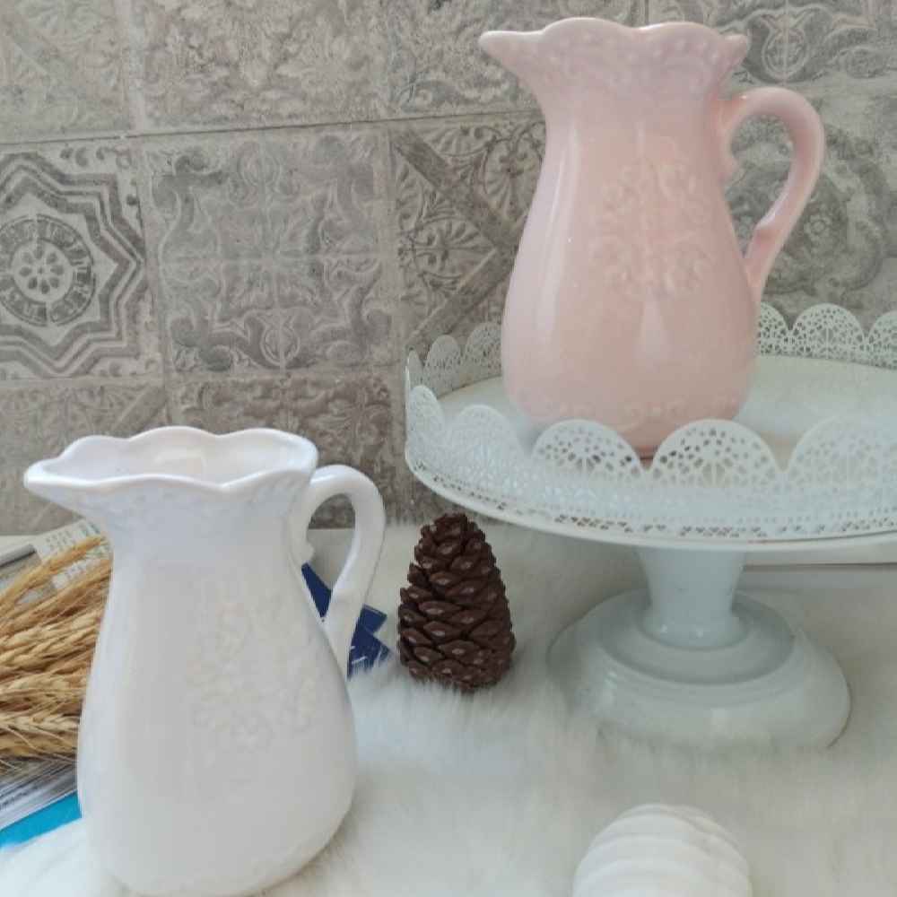 Decorative Ceramic Pitcher Vase Model Rose