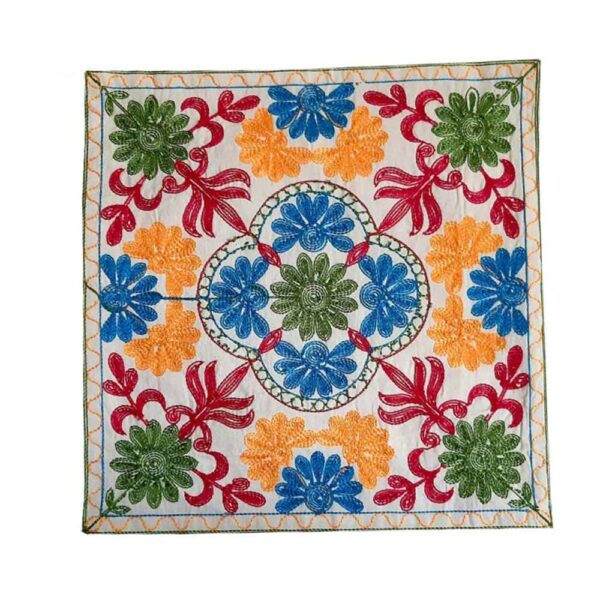 Embroidered Cushion Cover - Elham Suzani Design