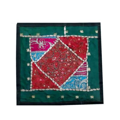 Embroidered Cushion Cover – Jungle Suzani Design