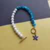 Beaded Bracelet for Women – Evil Eye Coral