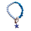 Beaded Bracelet for Women – Evil Eye Coral