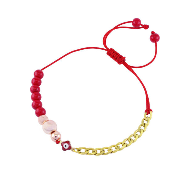 Beaded Bracelet for Women – Evil Eye Sorkh