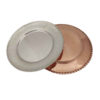 Hammered Copper Dinnerware Plate - Model Barman