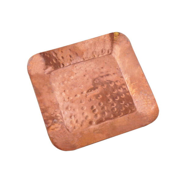 Copper Serving Platter Hammered Parmida