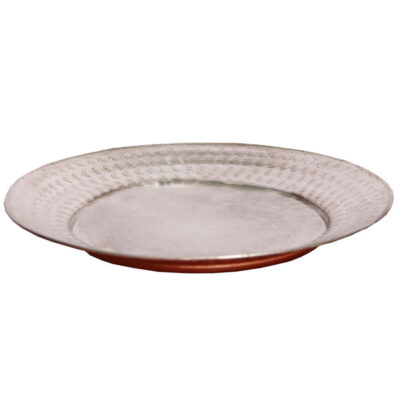 Hammered Copper Dinnerware Plate – Model Parva